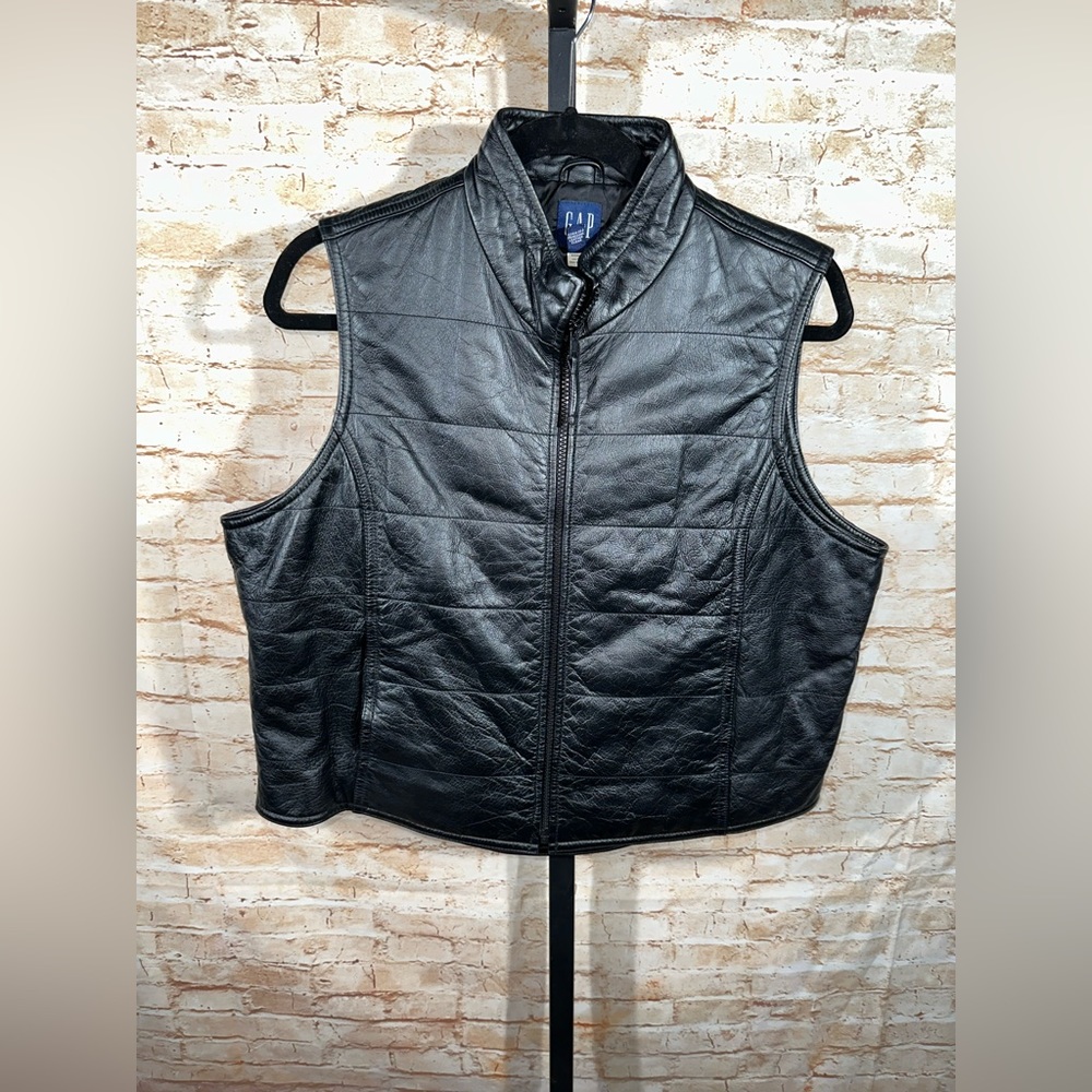 *VINTAGE* Gap Leather Vest